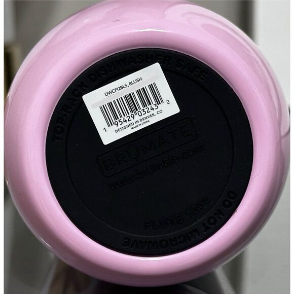 BruMate 12oz Champagne Flute, BLUSH PINK - Picture 5 of 5